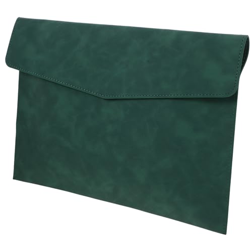 Homoyoyo Leder Dokumententasche Akten Organizer Tragbare Taschen Bürobedarf Organizer Aktentasche Aktenordner Organizer Ablage Büro Hartschalen Aufbewahrungstasche Dokumente von Homoyoyo