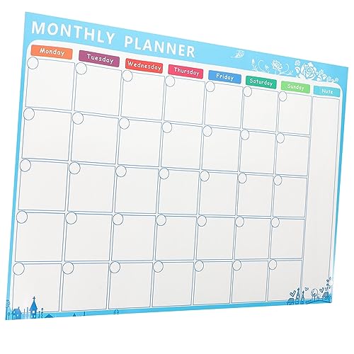 Homoyoyo Magnetischer Kühlschrankkalender Abwischbares Planungsboard Für Notizen Nachrichten Und Terminplanung Für Büro Schule Und Zuhause von Homoyoyo