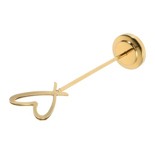Homoyoyo Memo Ordner Zelt Kartenhalter Bildhalter Kartenhalter Schreibtisch Stahl Dokumentenhalter Edelstahl Visitenkartenhalter Fotoständer Für Tischdisplay Menühalter Edelstahl Golden von Homoyoyo