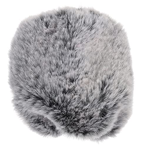 Homoyoyo Mikrofon künstlicher Plüsch-Windschutz Mikrofonabdeckungen Winddicht Mikrofonschild Schaumstoffabdeckungen für Mikrofone Muff für Mikrofon Mic-Fell-Abdeckung Kunstfell Grey von Homoyoyo