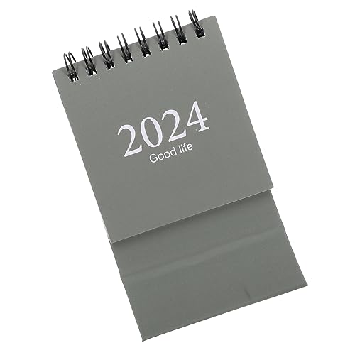 Homoyoyo Mini Tischkalender Dekorativer Tischkalender Im Minimalistischen Design Und Praktisch Für Zuhause Und Büro Englischer Kalender Grünem Finish von Homoyoyo