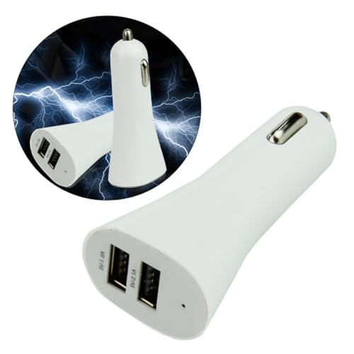 Homoyoyo Multi-Ladegerät Handy ladegerät Auto-Handy-Ladegerät Auto-Ladegerät USB EIN Ladegerät Handyladegerät Zigarettenanzünder-Autoladegerät Dual-USB-Autoladegerät Wagen Weiß Homoyoyo Multi-Ladegerät Handy ladegerät Auto-Handy-Ladegerät Auto-Ladegerät USB EIN Ladegerät Handyladegerät Zigarettenanzünder-Autoladegerät Dual-USB-Autoladegerät Wagen Weiß von Homoyoyo