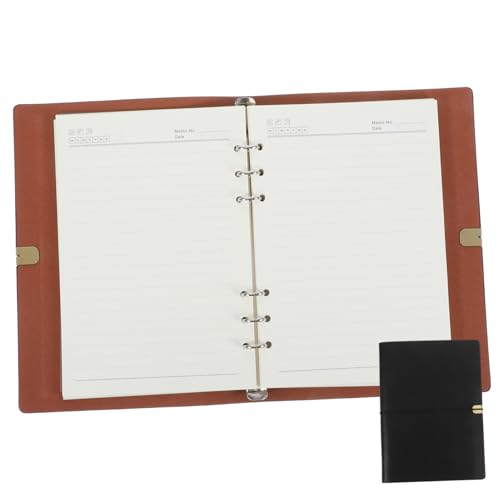Homoyoyo Nachfüllbares Notizbuch mit losen Blättern Journal -Notizbuch Zeitschriftenordner Zeitschrifteneinband mit losen Blättern Binder Tagebuch notizbuch zeitschrift Kunstleder Schwarz Homoyoyo Nachfüllbares Notizbuch mit losen Blättern Journal -Notizbuch Zeitschriftenordner Zeitschrifteneinband mit losen Blättern Binder Tagebuch notizbuch zeitschrift Kunstleder Schwarz von Homoyoyo