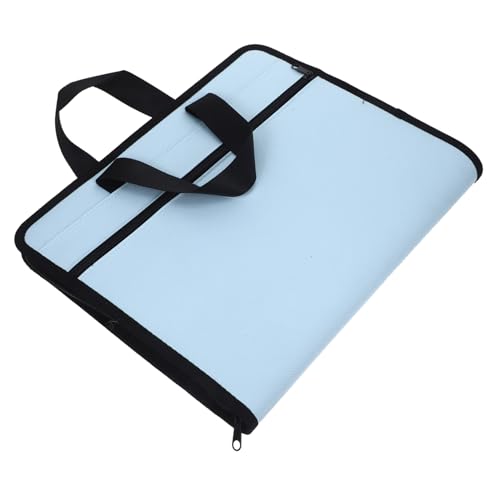 Homoyoyo Ordner Organpaket aktenordner aufbewahrungsdose organizer pouch aktenbox Dateiorganisator Taschen-Organizer Büro Urkundenreg Handdokumententasche großer Datei-Organizer pp Sky-blue von Homoyoyo