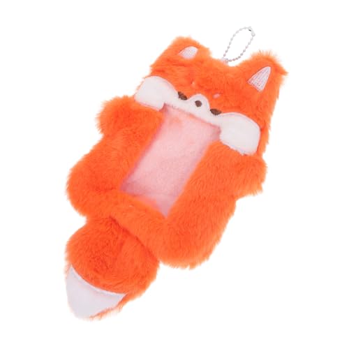 Homoyoyo Plüsch-Kartenhalter Schlüsselanhänger mit Fotokartenhalter Fotokardhalter Fotokarten-Schlüsselanhänger Flauschiger Fotokartenordner Mini-Fotoalbum als Schlüsselanhänger Orange Homoyoyo Plüsch-Kartenhalter Schlüsselanhänger mit Fotokartenhalter Fotokardhalter Fotokarten-Schlüsselanhänger Flauschiger Fotokartenordner Mini-Fotoalbum als Schlüsselanhänger Orange von Homoyoyo