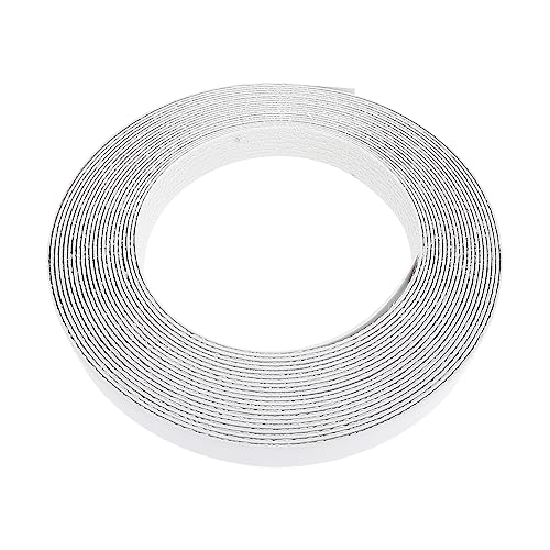 Homoyoyo Randstreifen Groß Vinyl Abdeckung Sockelleiste Trimmen Klebrig Selbstklebender Flexibler Kantenstreifen Möbelrestaurierungsstreifen Kantenband Flexibler Streifen Pvc Weiß von Homoyoyo