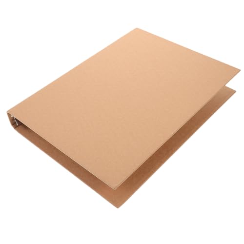 Homoyoyo Ringbinder Mit Kraftpapier Cover Wiederverwendbares Notizbuch Binder Für Notizen Und Unterlagen Vintage Design von Homoyoyo