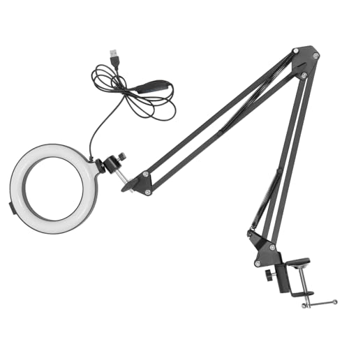 Homoyoyo Ringlicht mit Stativ Einstellbares LED Ringlicht für Fotografie Videoaufnahmen Make Up für Zuhause Büro Leicht Tragbar Homoyoyo Ringlicht mit Stativ Einstellbares LED Ringlicht für Fotografie Videoaufnahmen Make Up für Zuhause Büro Leicht Tragbar von Homoyoyo