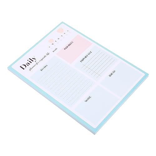 Homoyoyo Tagesplaner zerreißbarer Notizblock arbeiten Arbeitsheft aus Memoboard Notizbuch wöchentlicher Schreibtischplaner Notizblock zu machen doppeltes Offsetpapier Green Homoyoyo Tagesplaner zerreißbarer Notizblock arbeiten Arbeitsheft aus Memoboard Notizbuch wöchentlicher Schreibtischplaner Notizblock zu machen doppeltes Offsetpapier Green von Homoyoyo