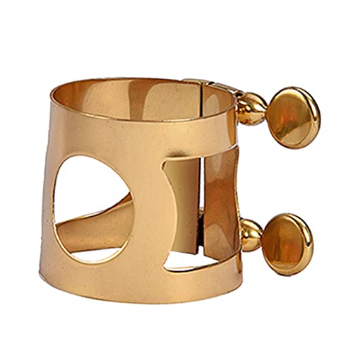 Homoyoyo Tenor Saxophon Blattschraube Aus Hochwertigem Messing – Langlebiges Zubehör Für Tenorsaxophonisten in Edlem Gold – Perfekter Halt Für Optimale Klangqualität Und Spielkomfort von Homoyoyo
