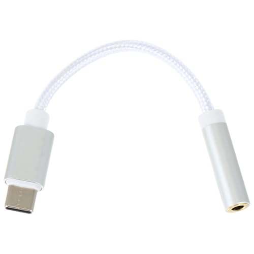 Homoyoyo Type-c Kopfhörer Adapter Audio Konverterkabel Tragbares Nylon Kabel Mit Aluminium-gehäuse Kompatibel Mit Smartphones von Homoyoyo