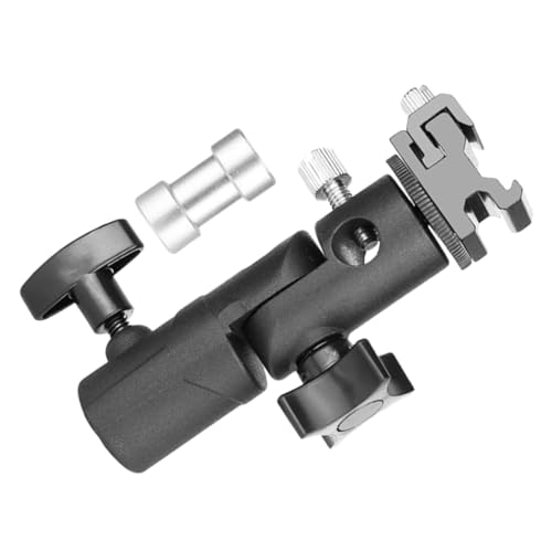 Homoyoyo Verstellbarer Lichtstativadapter Für Blitzgeräte Fotografie Halterung Für Schirmklammer Blitzhalterung Für Studio Außenaufnahmen von Homoyoyo