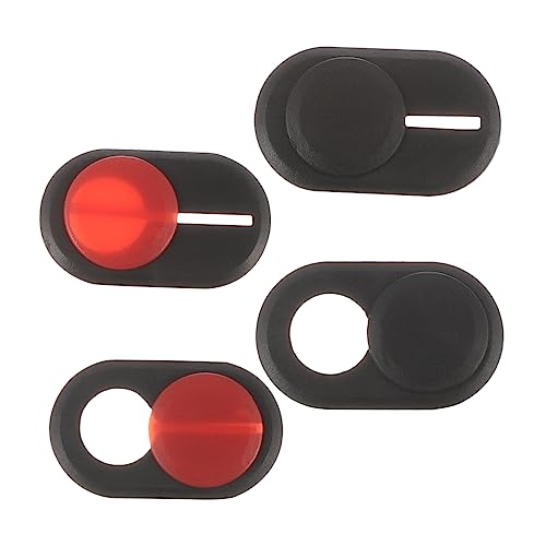 Homoyoyo Webcam Abdeckung Dauerhafte Und Kreative Kameraabdeckung Für Laptop Smartphone Und Tablet Schwarze Und Rote Webcam Cover Zum Schutz Der Privatsphäre Homoyoyo Webcam Abdeckung Dauerhafte Und Kreative Kameraabdeckung Für Laptop Smartphone Und Tablet Schwarze Und Rote Webcam Cover Zum Schutz Der Privatsphäre von Homoyoyo