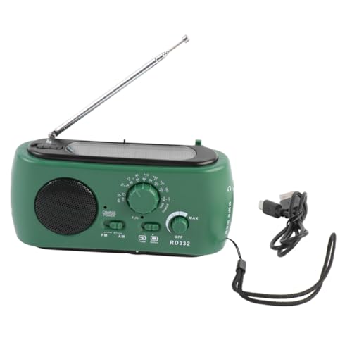 Homoyoyo Solar Handkurbel Mini Taschenlampe Notfall Backup Tragbare Taschenlampe Radio für Camping Homoyoyo Solar Handkurbel Mini Taschenlampe Notfall Backup Tragbare Taschenlampe Radio für Camping von Homoyoyo