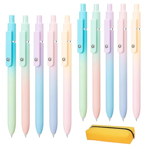 Homtrator Gettoreach Gel-Tintenstifte, 5 Stück, Gettoreach 0,7 Mm Mittlere Spitze, Schwarze Tinte, Tintenroller, Emboadlie-Stift, Schnelltrocknender Stift For Flüssiges Schreiben, Niedliches(2 Pack) Homtrator Gettoreach Gel-Tintenstifte, 5 Stück, Gettoreach 0,7 Mm Mittlere Spitze, Schwarze Tinte, Tintenroller, Emboadlie-Stift, Schnelltrocknender Stift For Flüssiges Schreiben, Niedliches(2 Pack) von Homtrator