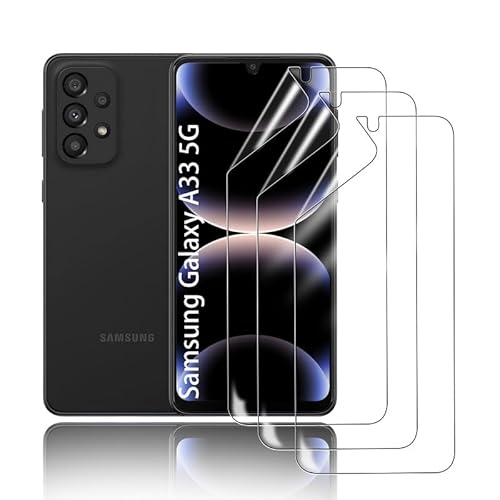 HonJenSeoa Hydrogel Displayschutzfolie für Samsung Galaxy A33 5G, 3 Stück TPU Hydrogel Folie Schutzfolie, FaceID kompatibe, Kratzfest Keine Blasen Hochempfindliche HonJenSeoa Hydrogel Displayschutzfolie für Samsung Galaxy A33 5G, 3 Stück TPU Hydrogel Folie Schutzfolie, FaceID kompatibe, Kratzfest Keine Blasen Hochempfindliche von HonJenSeoa