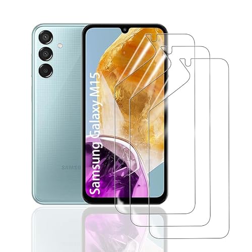 HonJenSeoa Hydrogel Displayschutzfolie für Samsung Galaxy M15, 3 Stück TPU Hydrogel Folie Schutzfolie, FaceID kompatibe, Kratzfest Keine Blasen Hochempfindliche HonJenSeoa Hydrogel Displayschutzfolie für Samsung Galaxy M15, 3 Stück TPU Hydrogel Folie Schutzfolie, FaceID kompatibe, Kratzfest Keine Blasen Hochempfindliche von HonJenSeoa