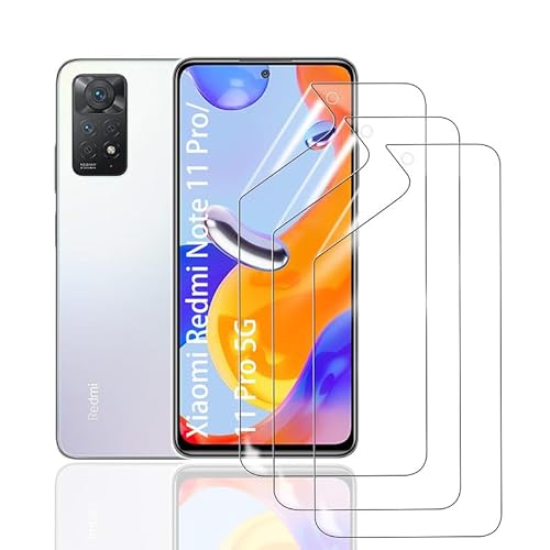 HonJenSeoa Hydrogel Displayschutzfolie für Xiaomi Redmi Note 11 Pro/ 11 Pro 5G, 3 Stück TPU Hydrogel Folie Schutzfolie, FaceID kompatibe, Kratzfest Keine Blasen Hochempfindliche HonJenSeoa Hydrogel Displayschutzfolie für Xiaomi Redmi Note 11 Pro/ 11 Pro 5G, 3 Stück TPU Hydrogel Folie Schutzfolie, FaceID kompatibe, Kratzfest Keine Blasen Hochempfindliche von HonJenSeoa