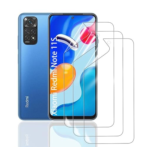 HonJenSeoa Schutzfolie für Xiaomi Redmi Note 11S, 3 Stück Weich TPU Hydrogel Displayschutzfolie mit Positionierhilfe Fingerabdruck-ID Unterstützen Kratzfest Keine Blasen HonJenSeoa Schutzfolie für Xiaomi Redmi Note 11S, 3 Stück Weich TPU Hydrogel Displayschutzfolie mit Positionierhilfe Fingerabdruck-ID Unterstützen Kratzfest Keine Blasen von HonJenSeoa