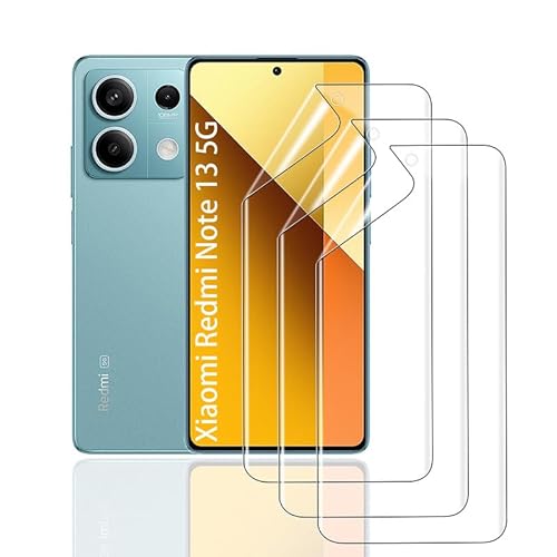 HonJenSeoa Schutzfolie für Xiaomi Redmi Note 13 4G, 3 Stück Weich TPU Hydrogel Displayschutzfolie mit Positionierhilfe Fingerabdruck-ID Unterstützen Kratzfest Keine Blasen HonJenSeoa Schutzfolie für Xiaomi Redmi Note 13 4G, 3 Stück Weich TPU Hydrogel Displayschutzfolie mit Positionierhilfe Fingerabdruck-ID Unterstützen Kratzfest Keine Blasen von HonJenSeoa