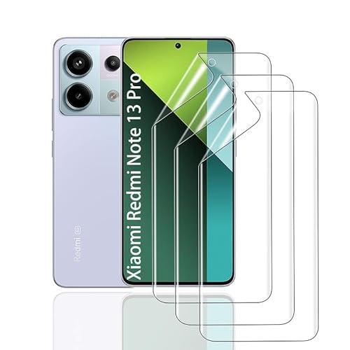 HonJenSeoa Hydrogel Displayschutzfolie für Xiaomi Redmi Note 13 Pro, 3 Stück TPU Hydrogel Folie Schutzfolie, FaceID kompatibe, Kratzfest Keine Blasen Hochempfindliche HonJenSeoa Hydrogel Displayschutzfolie für Xiaomi Redmi Note 13 Pro, 3 Stück TPU Hydrogel Folie Schutzfolie, FaceID kompatibe, Kratzfest Keine Blasen Hochempfindliche von HonJenSeoa