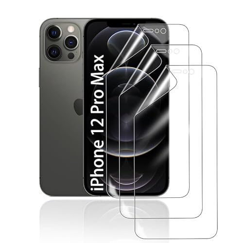 HonJenSeoa Hydrogel Displayschutzfolie für iPhone 12 Pro Max, 3 Stück TPU Hydrogel Folie Schutzfolie, FaceID kompatibe, Kratzfest Keine Blasen Hochempfindliche HonJenSeoa Hydrogel Displayschutzfolie für iPhone 12 Pro Max, 3 Stück TPU Hydrogel Folie Schutzfolie, FaceID kompatibe, Kratzfest Keine Blasen Hochempfindliche von HonJenSeoa