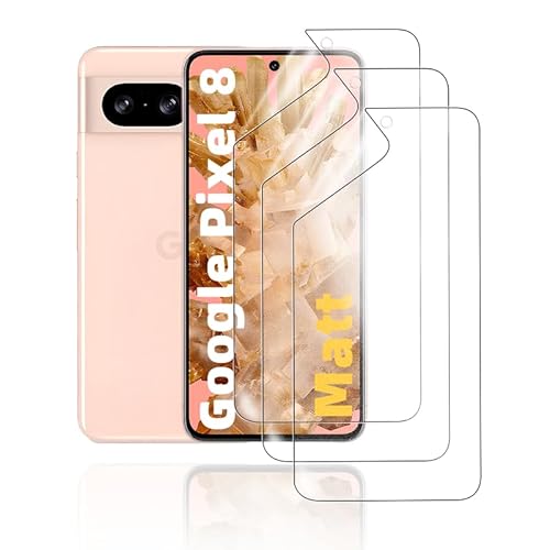 HonJenSeoa Matt Hydrogel Folie für Google Pixel 8, 3 Stück Entspiegelte Displayschutzfolie TPU Schutzfolie, Stoß-Kratzfest TPU, Anti-Fingerabdruck HonJenSeoa Matt Hydrogel Folie für Google Pixel 8, 3 Stück Entspiegelte Displayschutzfolie TPU Schutzfolie, Stoß-Kratzfest TPU, Anti-Fingerabdruck von HonJenSeoa