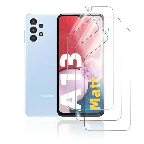 HonJenSeoa Matt Hydrogel Folie für Samsung Galaxy A13, 3 Stück Entspiegelte Displayschutzfolie TPU Schutzfolie, Stoß-Kratzfest TPU, Anti-Fingerabdruck HonJenSeoa Matt Hydrogel Folie für Samsung Galaxy A13, 3 Stück Entspiegelte Displayschutzfolie TPU Schutzfolie, Stoß-Kratzfest TPU, Anti-Fingerabdruck von HonJenSeoa