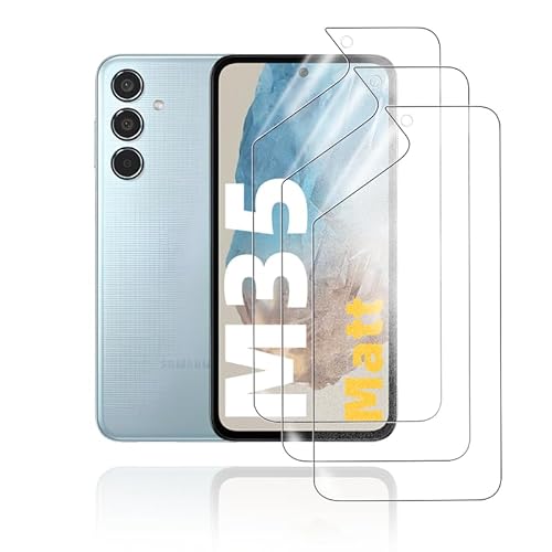 HonJenSeoa Matt Hydrogel Folie für Samsung Galaxy M35, 3 Stück Entspiegelte Displayschutzfolie TPU Schutzfolie, Stoß-Kratzfest TPU, Anti-Fingerabdruck HonJenSeoa Matt Hydrogel Folie für Samsung Galaxy M35, 3 Stück Entspiegelte Displayschutzfolie TPU Schutzfolie, Stoß-Kratzfest TPU, Anti-Fingerabdruck von HonJenSeoa