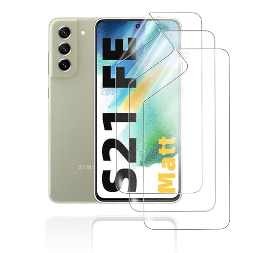 HonJenSeoa Matt Hydrogel Folie für Samsung Galaxy S21 FE 5G, 3 Stück Entspiegelte Displayschutzfolie TPU Schutzfolie, Stoß-Kratzfest TPU, Anti-Fingerabdruck HonJenSeoa Matt Hydrogel Folie für Samsung Galaxy S21 FE 5G, 3 Stück Entspiegelte Displayschutzfolie TPU Schutzfolie, Stoß-Kratzfest TPU, Anti-Fingerabdruck von HonJenSeoa