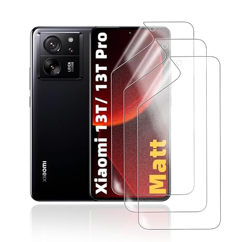 HonJenSeoa Matt Hydrogel Folie für Xiaomi 13T/ 13T Pro, 3 Stück Entspiegelte Displayschutzfolie TPU Schutzfolie, Stoß-Kratzfest TPU, Anti-Fingerabdruck HonJenSeoa Matt Hydrogel Folie für Xiaomi 13T/ 13T Pro, 3 Stück Entspiegelte Displayschutzfolie TPU Schutzfolie, Stoß-Kratzfest TPU, Anti-Fingerabdruck von HonJenSeoa