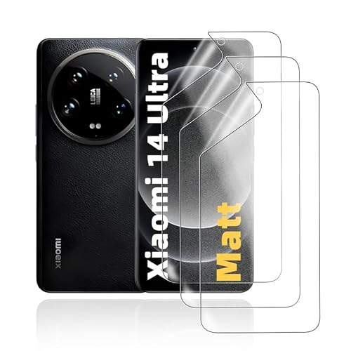 HonJenSeoa Matt Hydrogel Folie für Xiaomi 14 Ultra, 3 Stück Entspiegelte Displayschutzfolie TPU Schutzfolie, Stoß-Kratzfest TPU, Anti-Fingerabdruck HonJenSeoa Matt Hydrogel Folie für Xiaomi 14 Ultra, 3 Stück Entspiegelte Displayschutzfolie TPU Schutzfolie, Stoß-Kratzfest TPU, Anti-Fingerabdruck von HonJenSeoa