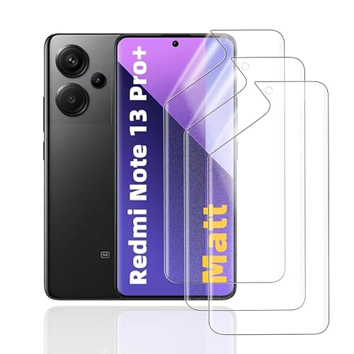 HonJenSeoa Matt Hydrogel Folie für Xiaomi Redmi Note 13 Pro+, 3 Stück Entspiegelte Displayschutzfolie TPU Schutzfolie, Stoß-Kratzfest TPU, Anti-Fingerabdruck HonJenSeoa Matt Hydrogel Folie für Xiaomi Redmi Note 13 Pro+, 3 Stück Entspiegelte Displayschutzfolie TPU Schutzfolie, Stoß-Kratzfest TPU, Anti-Fingerabdruck von HonJenSeoa