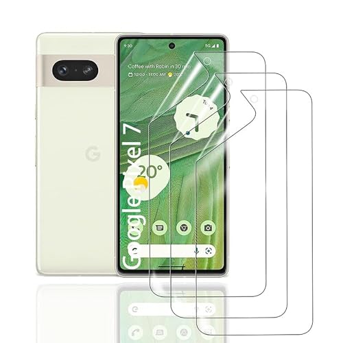 HonJenSeoa Schutzfolie für Google Pixel 7, 3 Stück Weich TPU Hydrogel Displayschutzfolie mit Positionierhilfe Fingerabdruck-ID Unterstützen Kratzfest Keine Blasen HonJenSeoa Schutzfolie für Google Pixel 7, 3 Stück Weich TPU Hydrogel Displayschutzfolie mit Positionierhilfe Fingerabdruck-ID Unterstützen Kratzfest Keine Blasen von HonJenSeoa