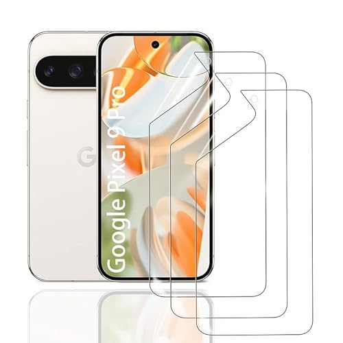 HonJenSeoa Hydrogel Displayschutzfolie für Google Pixel 9 Pro, 3 Stück TPU Hydrogel Folie Schutzfolie, FaceID kompatibe, Kratzfest Keine Blasen Hochempfindliche HonJenSeoa Hydrogel Displayschutzfolie für Google Pixel 9 Pro, 3 Stück TPU Hydrogel Folie Schutzfolie, FaceID kompatibe, Kratzfest Keine Blasen Hochempfindliche von HonJenSeoa