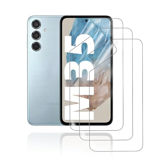 HonJenSeoa Schutzfolie für Samsung Galaxy M35, 3 Stück Weich TPU Hydrogel Displayschutzfolie mit Positionierhilfe Fingerabdruck-ID Unterstützen Kratzfest Keine Blasen HonJenSeoa Schutzfolie für Samsung Galaxy M35, 3 Stück Weich TPU Hydrogel Displayschutzfolie mit Positionierhilfe Fingerabdruck-ID Unterstützen Kratzfest Keine Blasen von HonJenSeoa