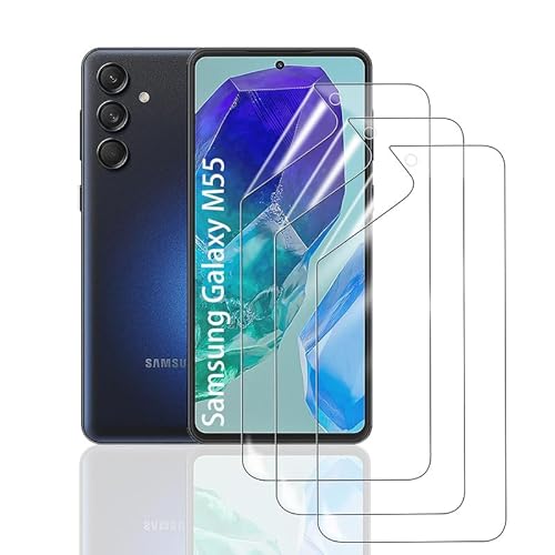 HonJenSeoa Hydrogel Displayschutzfolie für Samsung Galaxy M55, 3 Stück TPU Hydrogel Folie Schutzfolie, FaceID kompatibe, Kratzfest Keine Blasen Hochempfindliche HonJenSeoa Hydrogel Displayschutzfolie für Samsung Galaxy M55, 3 Stück TPU Hydrogel Folie Schutzfolie, FaceID kompatibe, Kratzfest Keine Blasen Hochempfindliche von HonJenSeoa