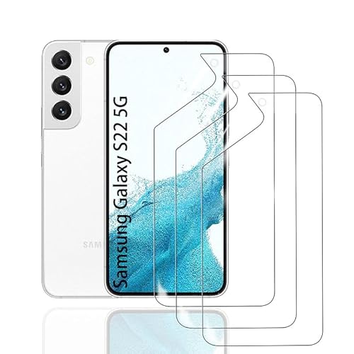 HonJenSeoa Hydrogel Displayschutzfolie für Samsung Galaxy S22 5G, 3 Stück TPU Hydrogel Folie Schutzfolie, FaceID kompatibe, Kratzfest Keine Blasen Hochempfindliche HonJenSeoa Hydrogel Displayschutzfolie für Samsung Galaxy S22 5G, 3 Stück TPU Hydrogel Folie Schutzfolie, FaceID kompatibe, Kratzfest Keine Blasen Hochempfindliche von HonJenSeoa