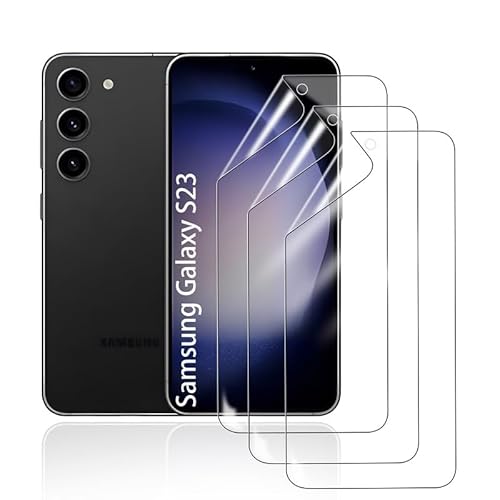 HonJenSeoa Hydrogel Displayschutzfolie für Samsung Galaxy S23, 3 Stück TPU Hydrogel Folie Schutzfolie, FaceID kompatibe, Kratzfest Keine Blasen Hochempfindliche HonJenSeoa Hydrogel Displayschutzfolie für Samsung Galaxy S23, 3 Stück TPU Hydrogel Folie Schutzfolie, FaceID kompatibe, Kratzfest Keine Blasen Hochempfindliche von HonJenSeoa