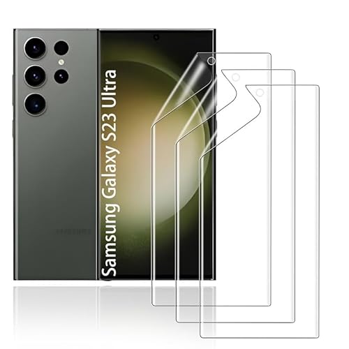 HonJenSeoa Hydrogel Displayschutzfolie für Samsung Galaxy S23 Ultra, 3 Stück TPU Hydrogel Folie Schutzfolie, FaceID kompatibe, Kratzfest Keine Blasen Hochempfindliche HonJenSeoa Hydrogel Displayschutzfolie für Samsung Galaxy S23 Ultra, 3 Stück TPU Hydrogel Folie Schutzfolie, FaceID kompatibe, Kratzfest Keine Blasen Hochempfindliche von HonJenSeoa