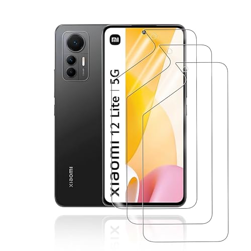 HonJenSeoa Schutzfolie für Xiaomi 12 Lite, 3 Stück Weich TPU Hydrogel Displayschutzfolie mit Positionierhilfe Fingerabdruck-ID Unterstützen Kratzfest Keine Blasen HonJenSeoa Schutzfolie für Xiaomi 12 Lite, 3 Stück Weich TPU Hydrogel Displayschutzfolie mit Positionierhilfe Fingerabdruck-ID Unterstützen Kratzfest Keine Blasen von HonJenSeoa