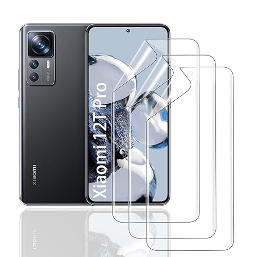 HonJenSeoa Schutzfolie für Xiaomi 12T Pro, 3 Stück Weich TPU Hydrogel Displayschutzfolie mit Positionierhilfe Fingerabdruck-ID Unterstützen Kratzfest Keine Blasen HonJenSeoa Schutzfolie für Xiaomi 12T Pro, 3 Stück Weich TPU Hydrogel Displayschutzfolie mit Positionierhilfe Fingerabdruck-ID Unterstützen Kratzfest Keine Blasen von HonJenSeoa