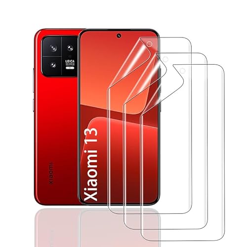 HonJenSeoa Schutzfolie für Xiaomi 13, 3 Stück Weich TPU Hydrogel Displayschutzfolie mit Positionierhilfe Fingerabdruck-ID Unterstützen Kratzfest Keine Blasen HonJenSeoa Schutzfolie für Xiaomi 13, 3 Stück Weich TPU Hydrogel Displayschutzfolie mit Positionierhilfe Fingerabdruck-ID Unterstützen Kratzfest Keine Blasen von HonJenSeoa