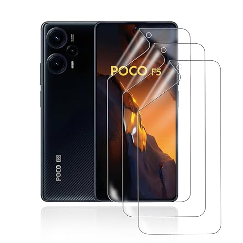 HonJenSeoa Hydrogel Displayschutzfolie für Xiaomi Poco F5, 3 Stück TPU Hydrogel Folie Schutzfolie, FaceID kompatibe, Kratzfest Keine Blasen Hochempfindliche HonJenSeoa Hydrogel Displayschutzfolie für Xiaomi Poco F5, 3 Stück TPU Hydrogel Folie Schutzfolie, FaceID kompatibe, Kratzfest Keine Blasen Hochempfindliche von HonJenSeoa