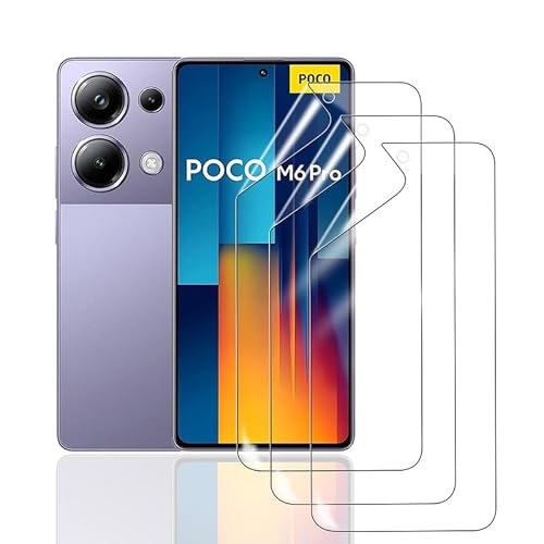 HonJenSeoa Hydrogel Displayschutzfolie für Xiaomi Poco M6 Pro, 3 Stück TPU Hydrogel Folie Schutzfolie, FaceID kompatibe, Kratzfest Keine Blasen Hochempfindliche HonJenSeoa Hydrogel Displayschutzfolie für Xiaomi Poco M6 Pro, 3 Stück TPU Hydrogel Folie Schutzfolie, FaceID kompatibe, Kratzfest Keine Blasen Hochempfindliche von HonJenSeoa