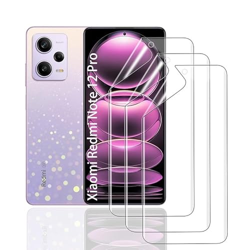 HonJenSeoa Hydrogel Displayschutzfolie für Xiaomi Redmi Note 12 Pro, 3 Stück TPU Hydrogel Folie Schutzfolie, FaceID kompatibe, Kratzfest Keine Blasen Hochempfindliche HonJenSeoa Hydrogel Displayschutzfolie für Xiaomi Redmi Note 12 Pro, 3 Stück TPU Hydrogel Folie Schutzfolie, FaceID kompatibe, Kratzfest Keine Blasen Hochempfindliche von HonJenSeoa