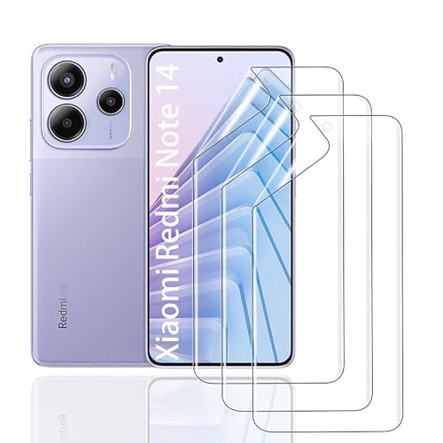 HonJenSeoa Hydrogel Displayschutzfolie für Xiaomi Redmi Note 14, 3 Stück TPU Hydrogel Folie Schutzfolie, FaceID kompatibe, Kratzfest Keine Blasen Hochempfindliche HonJenSeoa Hydrogel Displayschutzfolie für Xiaomi Redmi Note 14, 3 Stück TPU Hydrogel Folie Schutzfolie, FaceID kompatibe, Kratzfest Keine Blasen Hochempfindliche von HonJenSeoa