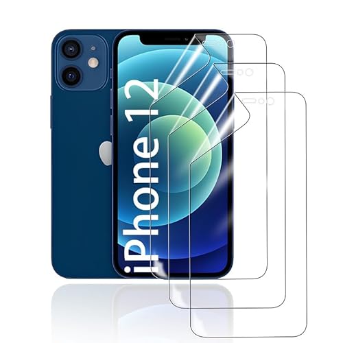 HonJenSeoa Hydrogel Displayschutzfolie für iPhone 12, 3 Stück TPU Hydrogel Folie Schutzfolie, FaceID kompatibe, Kratzfest Keine Blasen Hochempfindliche HonJenSeoa Hydrogel Displayschutzfolie für iPhone 12, 3 Stück TPU Hydrogel Folie Schutzfolie, FaceID kompatibe, Kratzfest Keine Blasen Hochempfindliche von HonJenSeoa