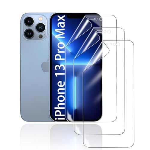 HonJenSeoa Hydrogel Displayschutzfolie für iPhone 13 Pro Max, 3 Stück TPU Hydrogel Folie Schutzfolie, FaceID kompatibe, Kratzfest Keine Blasen Hochempfindliche HonJenSeoa Hydrogel Displayschutzfolie für iPhone 13 Pro Max, 3 Stück TPU Hydrogel Folie Schutzfolie, FaceID kompatibe, Kratzfest Keine Blasen Hochempfindliche von HonJenSeoa