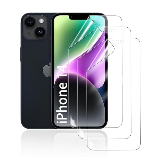 HonJenSeoa Hydrogel Displayschutzfolie für iPhone 14, 3 Stück TPU Hydrogel Folie Schutzfolie, FaceID kompatibe, Kratzfest Keine Blasen Hochempfindliche HonJenSeoa Hydrogel Displayschutzfolie für iPhone 14, 3 Stück TPU Hydrogel Folie Schutzfolie, FaceID kompatibe, Kratzfest Keine Blasen Hochempfindliche von HonJenSeoa